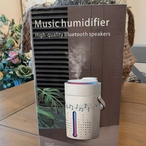 Nano Humidifier With Bluetooth Speaker And Lights